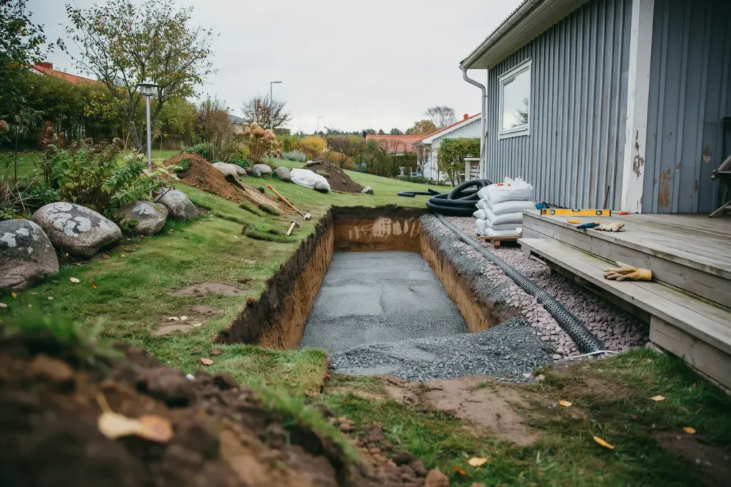 f rbereda tomten f r pool markarbete dr nering och vanliga fallgropar