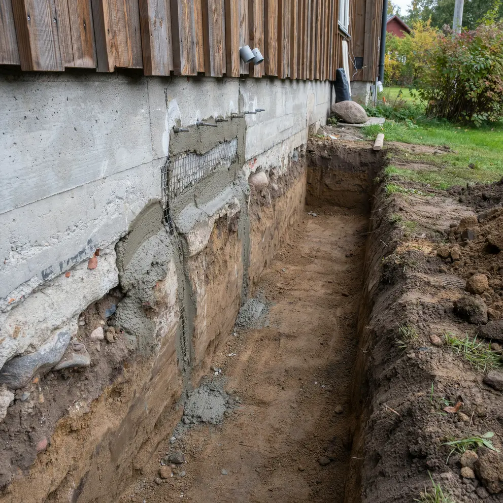 betongsprutning keminjektering cementinjektering taby